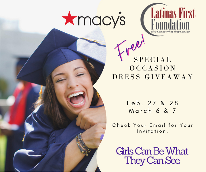 Latina's First Foundation partners with Macys to donate 1500 dresses
